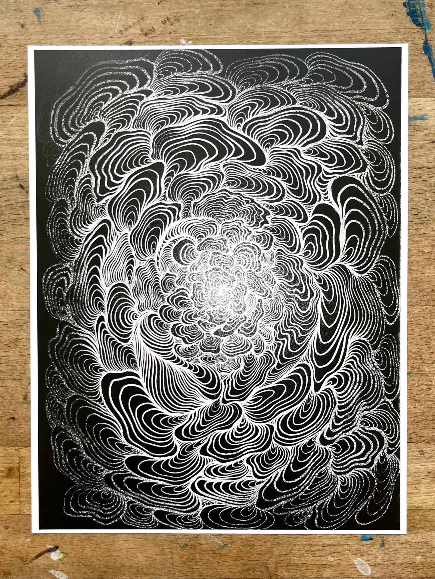 "Taking Up Space" print
