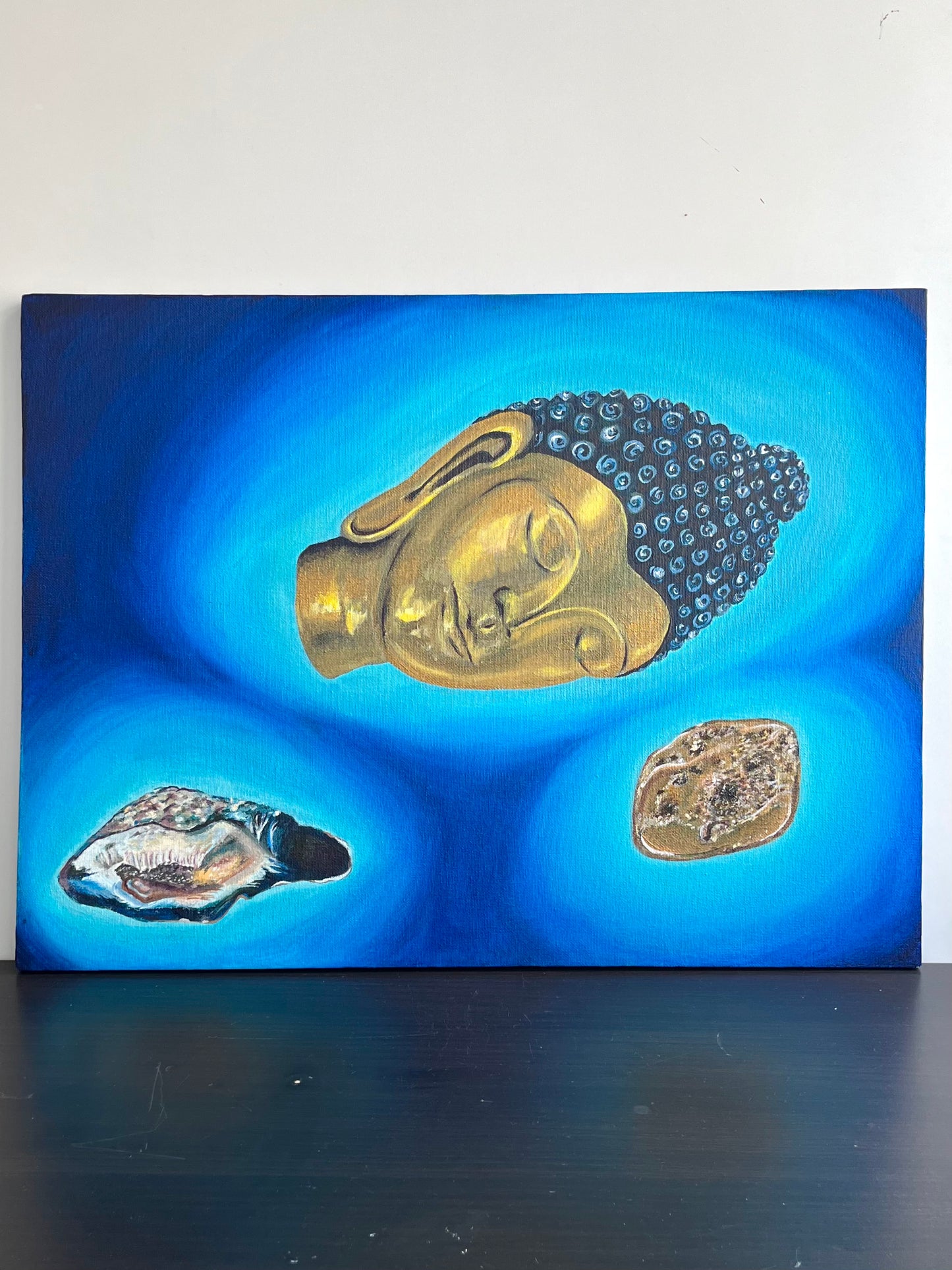 "Sacred Objects" painting