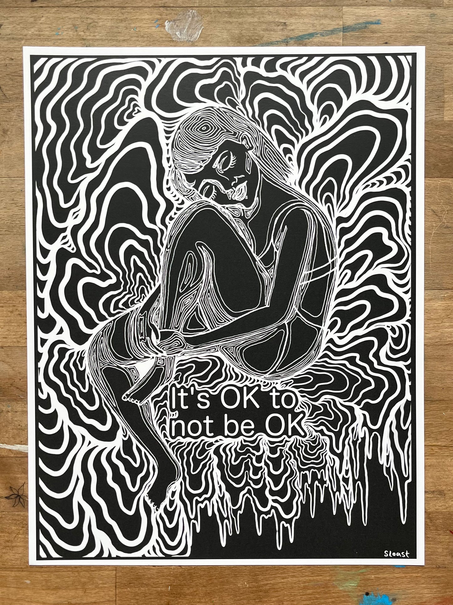 "It's Ok to not be Ok" print