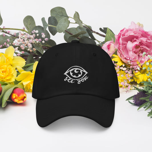 "eye see you" Dad hat