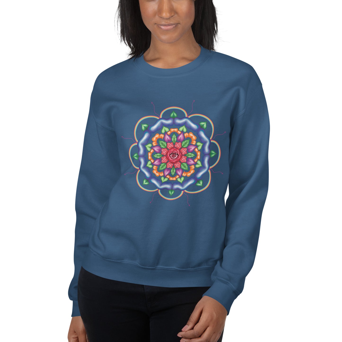 "Petal Prism" Unisex Sweatshirt