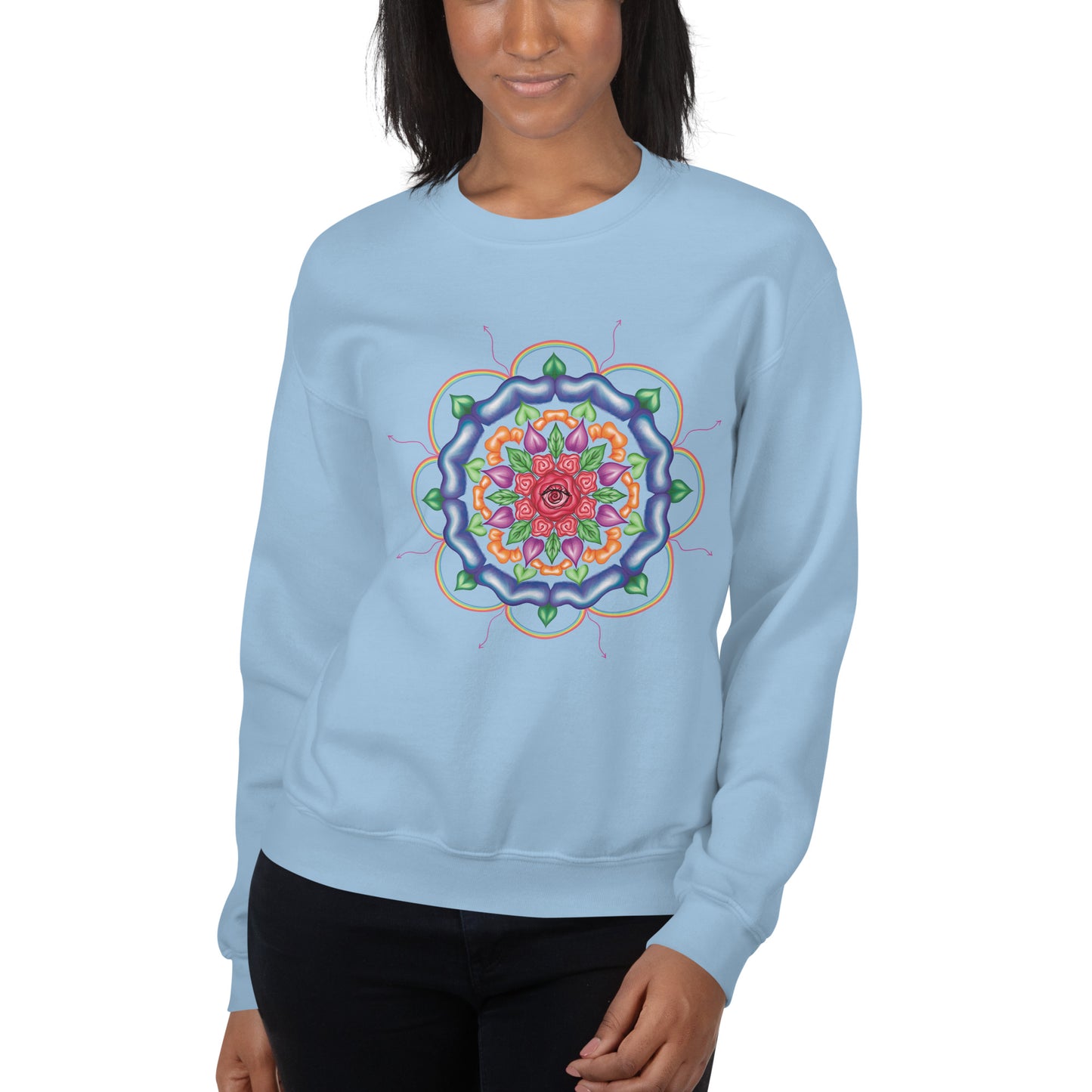 "Petal Prism" Unisex Sweatshirt