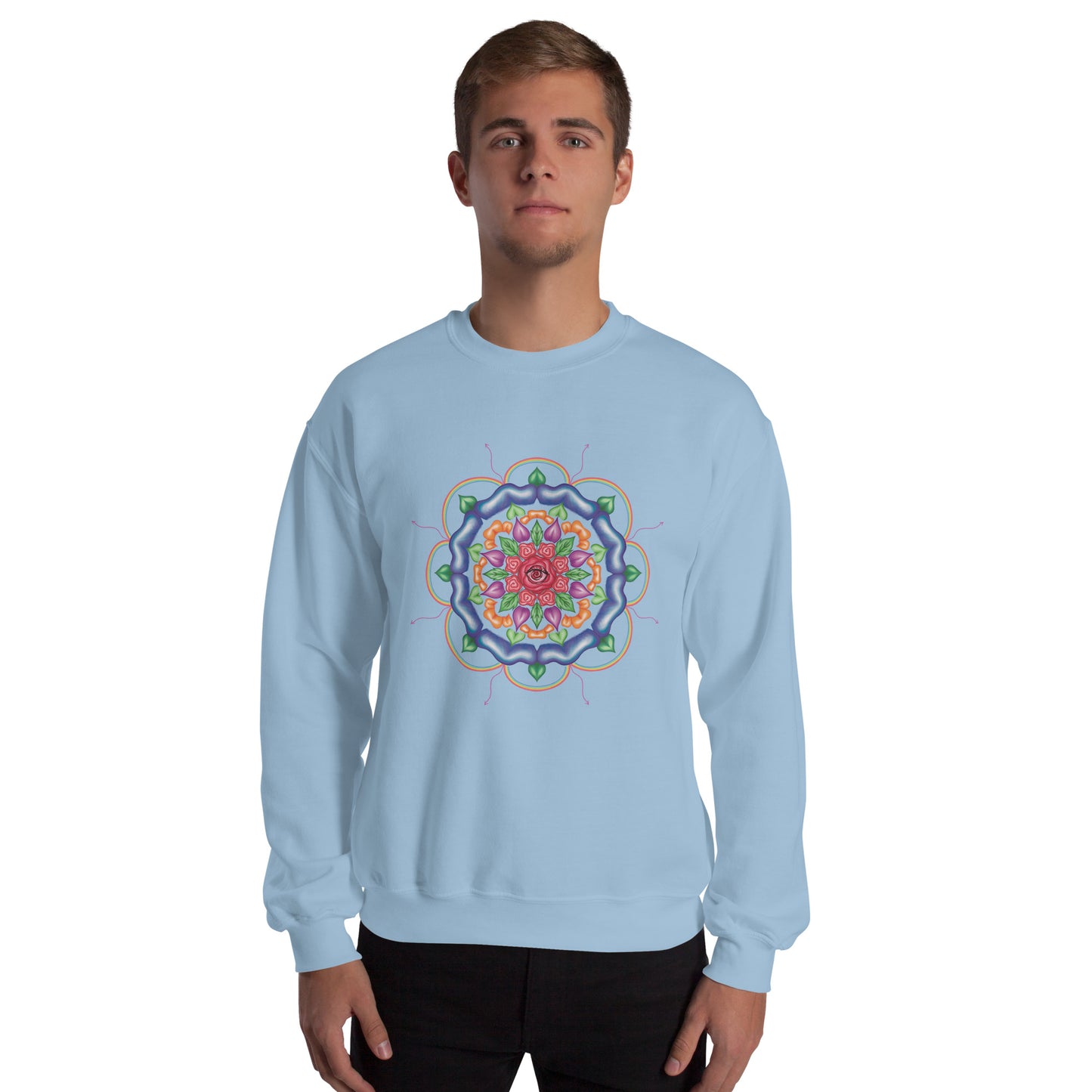 "Petal Prism" Unisex Sweatshirt