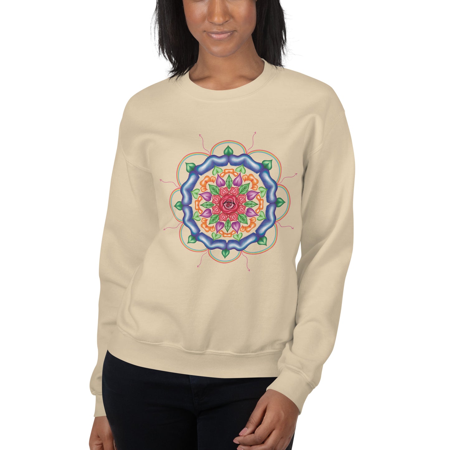 "Petal Prism" Unisex Sweatshirt